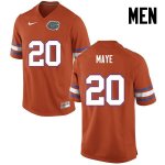 Men's Florida Gators #20 Marcus Maye NCAA Nike Orange Authentic Stitched College Football Jersey JKE8362WS